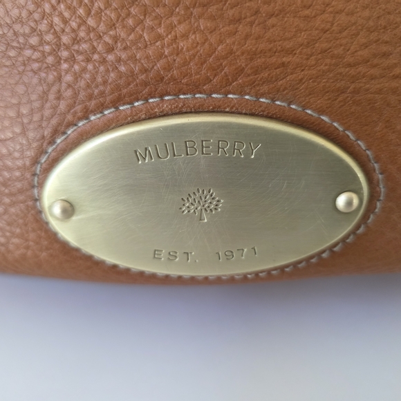 Mulberry Mitzi Messenger Bag Luxury Leather Crossbody Brass Hardware Corgi Charm - Picture 3 of 17